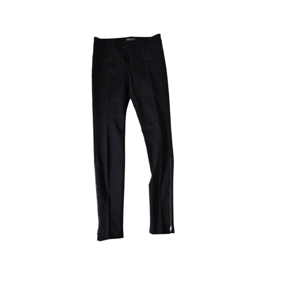 Vince Ponte Pants Legging Zippered Legging Pants Stretch Dress Pants Black Sz 6